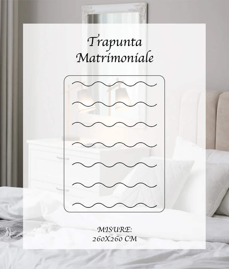 Trapunta Invernale Tinta Unita Double Face Calda Made in Italy Il Gruppone
