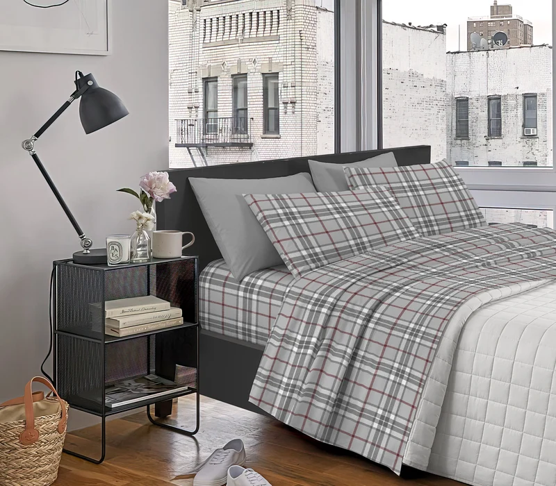 Completo Letto in Calda Flanella Morbida Anti-Pilling Made in Italy Il Gruppone