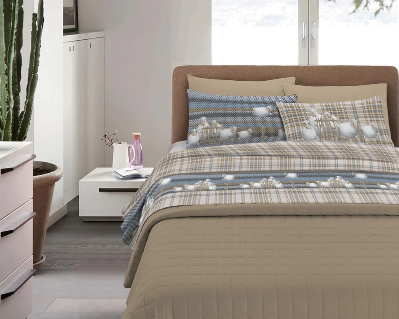 Completo Letto in Flanella Calda e Morbida Anti-Pilling Il Gruppone