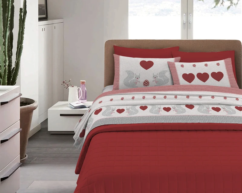 Completo Letto in Flanella Calda e Morbida Anti-Pilling Il Gruppone