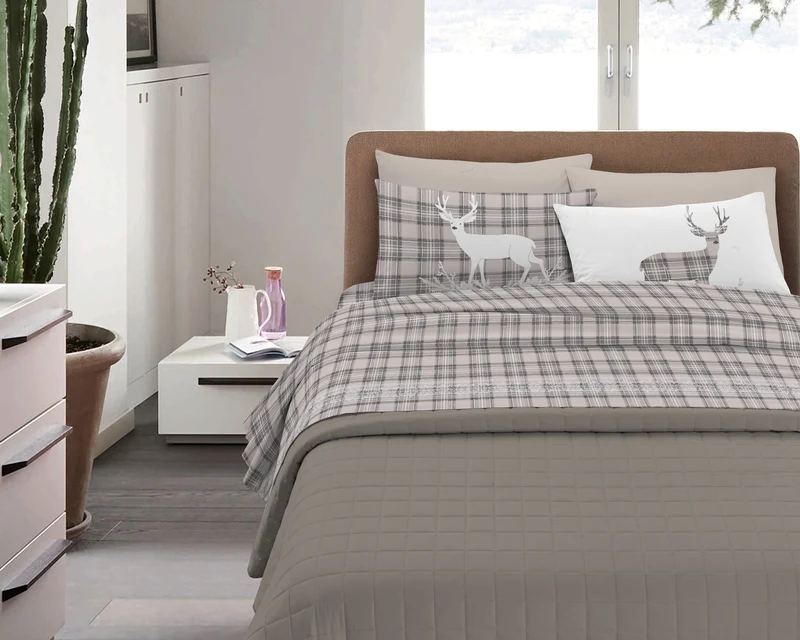 Completo Letto in Flanella Calda e Morbida Anti-Pilling Il Gruppone