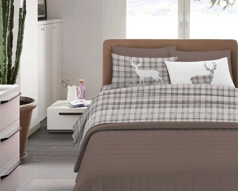 Completo Letto in Flanella Calda e Morbida Anti-Pilling Il Gruppone