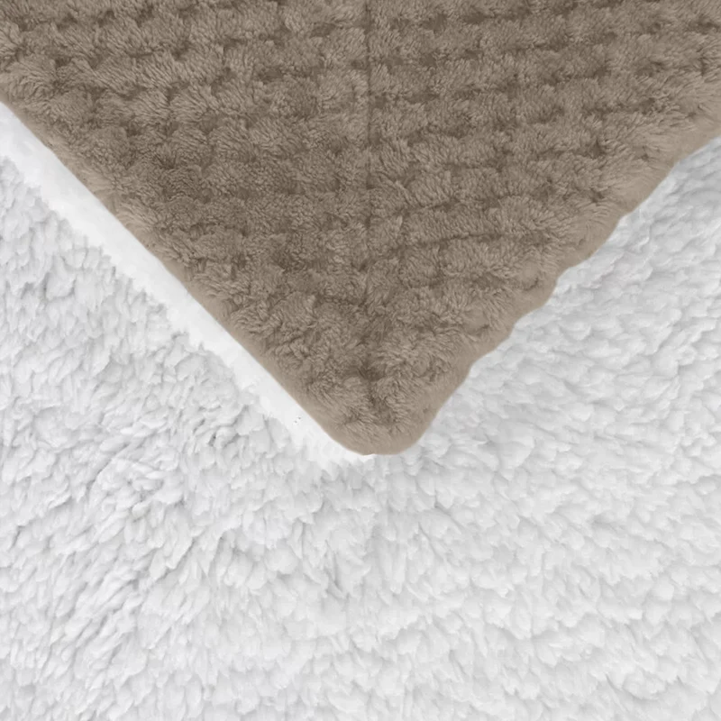 Coperta Invernale Pile Sherpa Morbida 440 g/mq Effetto Pelliccia Il Gruppone