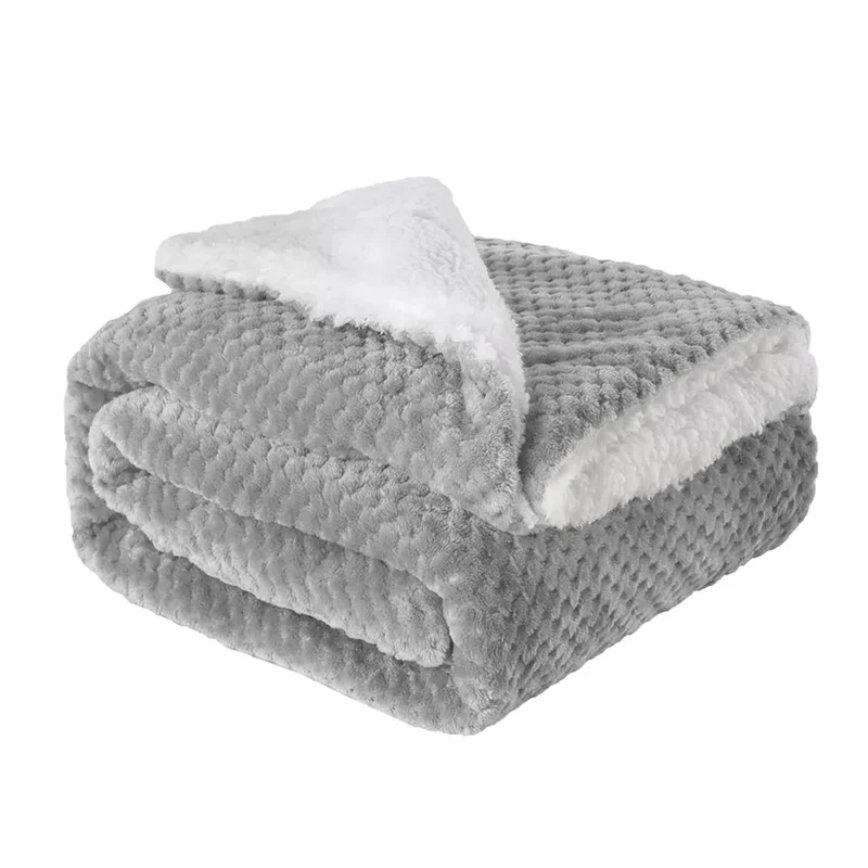 Coperta Invernale Pile Sherpa Morbida 440 g/mq Effetto Pelliccia Il Gruppone