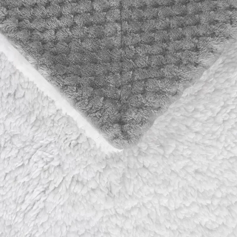Coperta Invernale Pile Sherpa Morbida 440 g/mq Effetto Pelliccia Il Gruppone