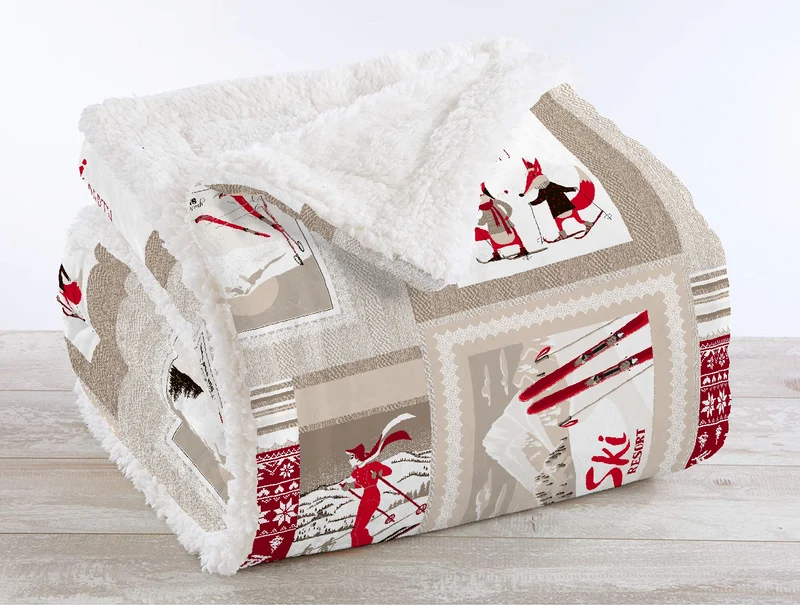 Coperta Invernale Pile Sherpa Morbida Effetto Pelliccia Il Gruppone