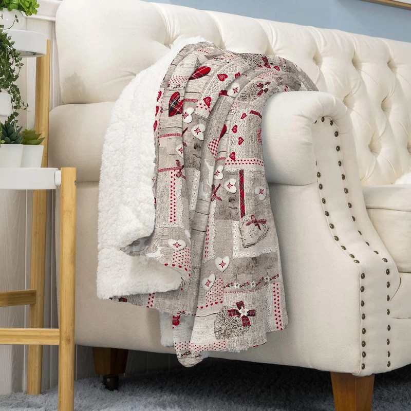 Coperta Invernale Pile Sherpa Morbida Effetto Pelliccia Il Gruppone