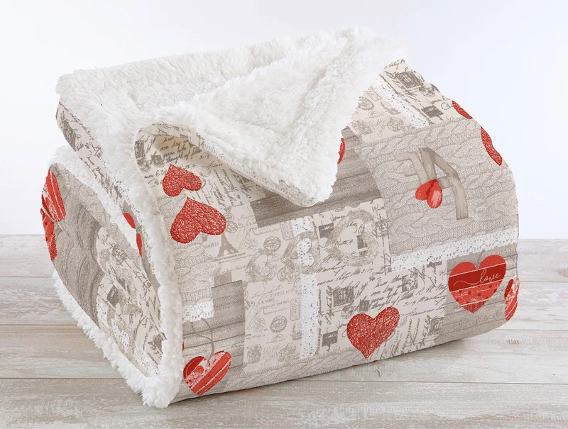 Coperta Invernale Pile Sherpa Morbida Effetto Pelliccia Il Gruppone