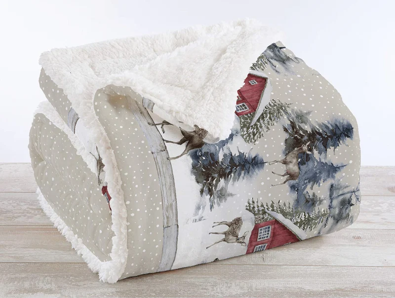 Coperta Invernale Pile Sherpa Morbida Effetto Pelliccia Il Gruppone