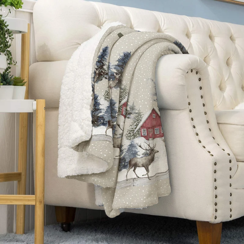 Coperta Invernale Pile Sherpa Morbida Effetto Pelliccia Il Gruppone