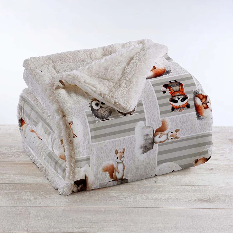 Coperta Invernale Pile Sherpa Morbida Effetto Pelliccia Il Gruppone