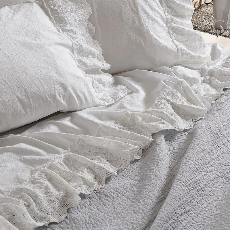 Completo Lenzuola 100% Puro Cotone StoneWashed - Betty