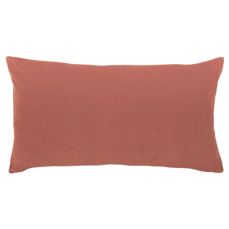 Cuscino in Velluto e Cotone Chambray Tinta Unita - Elise