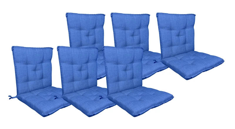 Set Cuscini per Sedia con Schienale ed Elastico 40x80 cm Il Gruppone