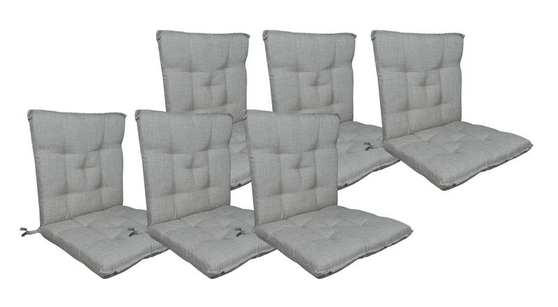 Set Cuscini per Sedia con Schienale ed Elastico 40x80 cm Il Gruppone