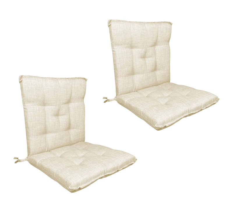 Set Cuscini per Sedia con Schienale ed Elastico 40x80 cm Il Gruppone