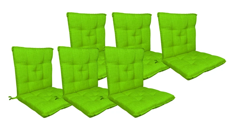 Set Cuscini per Sedia con Schienale ed Elastico 40x80 cm Il Gruppone