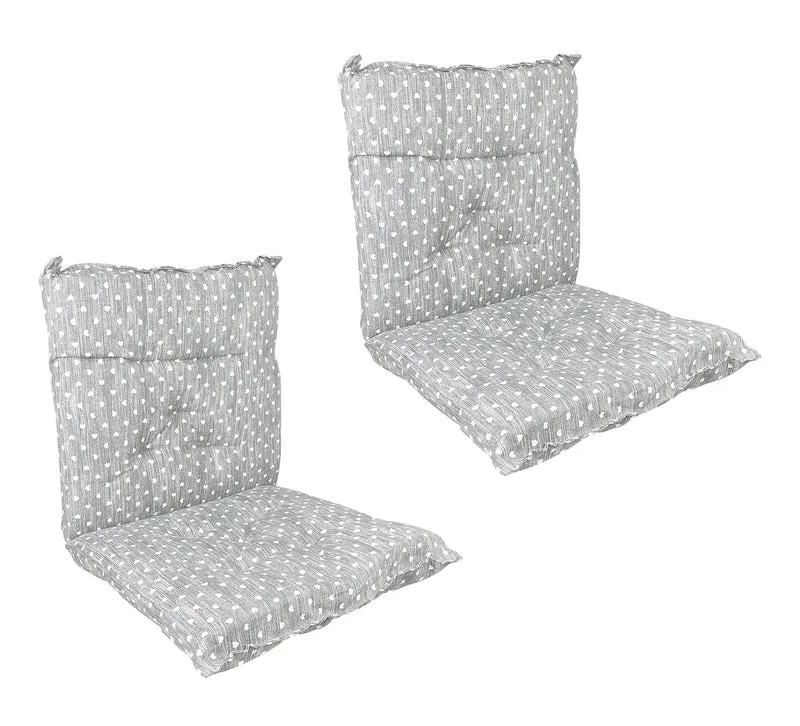Set Cuscini per Sedia con Schienale ed Elastico 40x80 cm Il Gruppone
