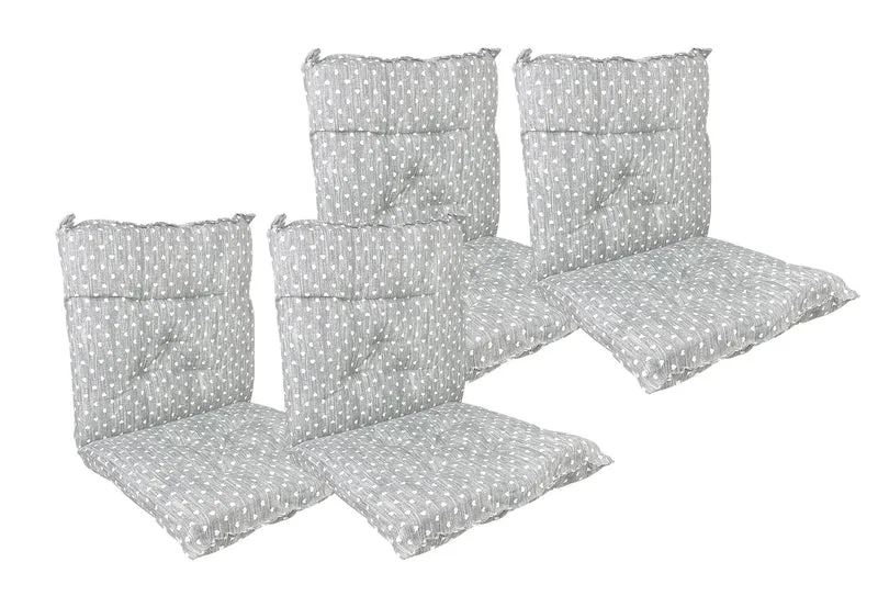 Set Cuscini per Sedia con Schienale ed Elastico 40x80 cm Il Gruppone