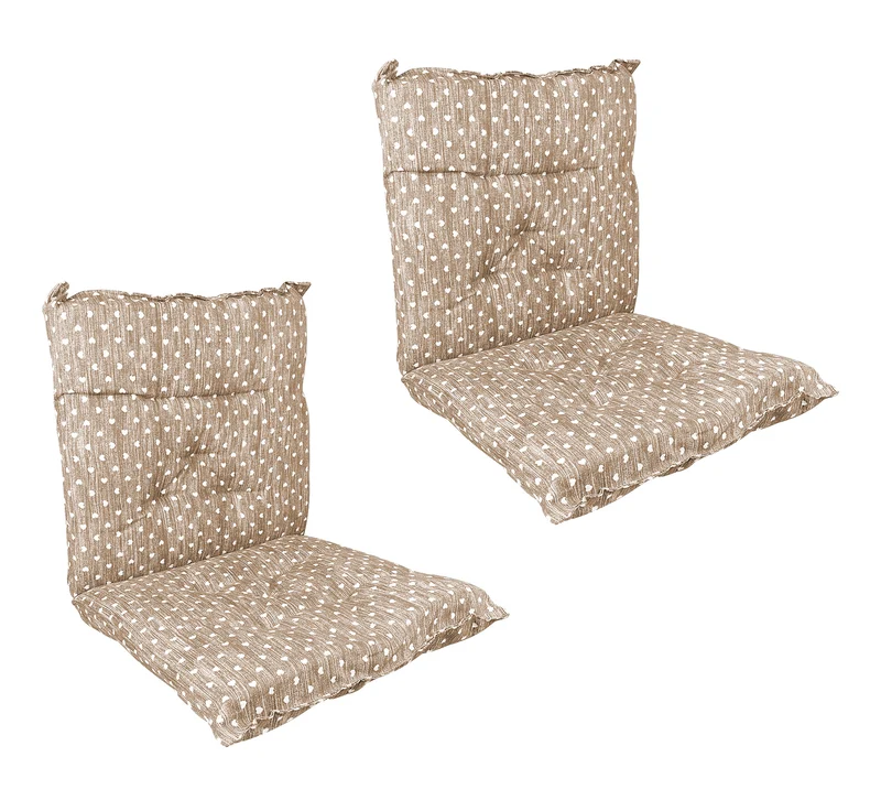 Set Cuscini per Sedia con Schienale ed Elastico 40x80 cm Il Gruppone