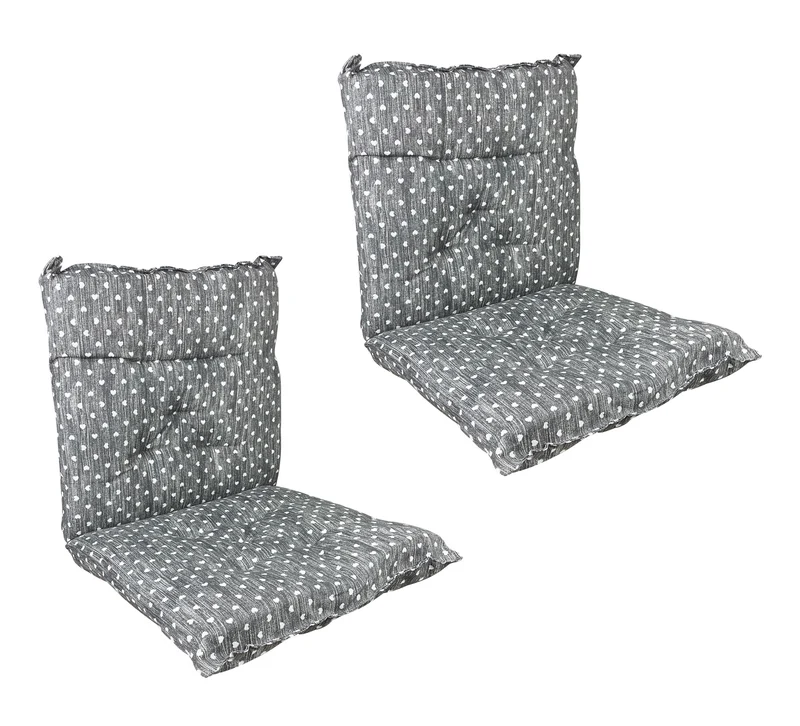 Set Cuscini per Sedia con Schienale ed Elastico 40x80 cm Il Gruppone