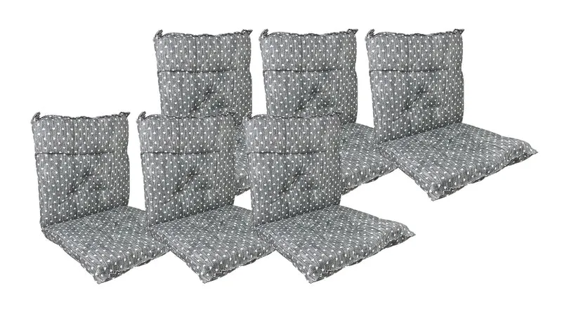 Set Cuscini per Sedia con Schienale ed Elastico 40x80 cm Il Gruppone