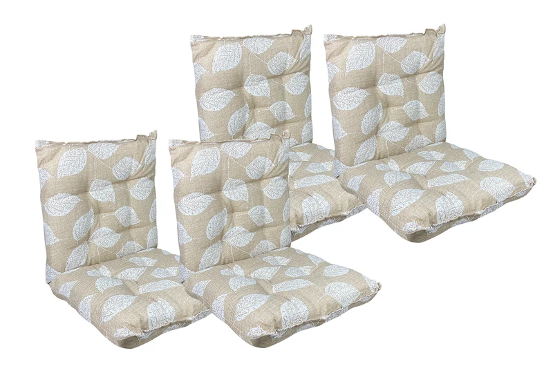 Set Cuscini per Sedia con Schienale ed Elastico 40x80 cm Il Gruppone