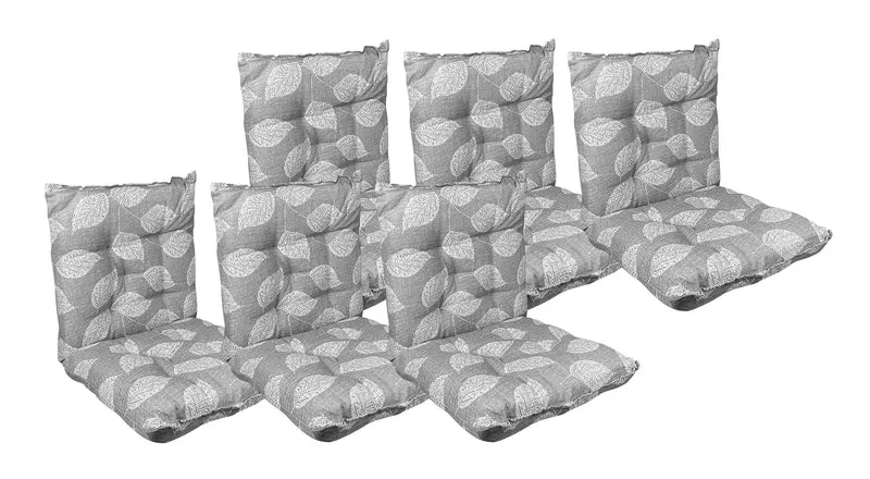 Set Cuscini per Sedia con Schienale ed Elastico 40x80 cm Il Gruppone