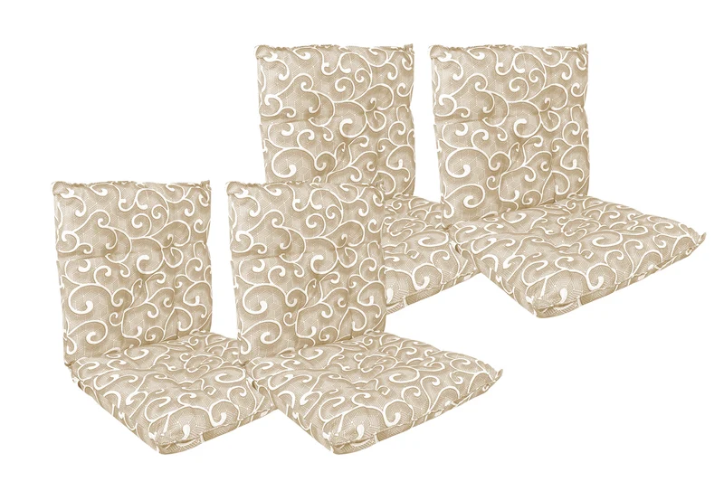 Set Cuscini per Sedia con Schienale ed Elastico 40x80 cm Il Gruppone