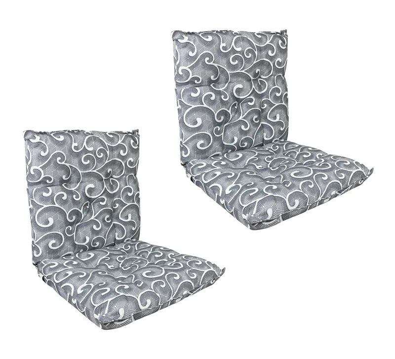 Set Cuscini per Sedia con Schienale ed Elastico 40x80 cm Il Gruppone