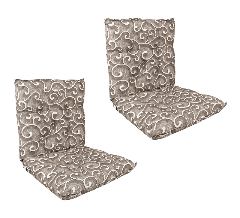 Set Cuscini per Sedia con Schienale ed Elastico 40x80 cm Il Gruppone