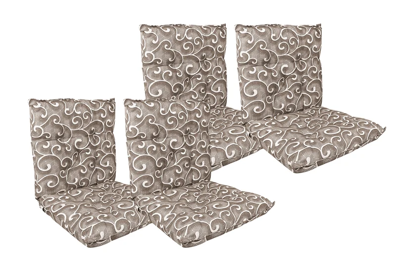 Set Cuscini per Sedia con Schienale ed Elastico 40x80 cm Il Gruppone