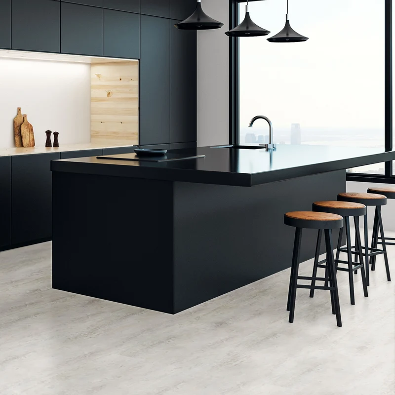 ML-DESIGN | Vinylboden Klick 20 Stück Klicksystem mit Belastungsklasse 34, 61 x 30,5 cm x 4,2 mm 3,72m² PVC Grau Zement Hell Bodenbelag Betonoptik