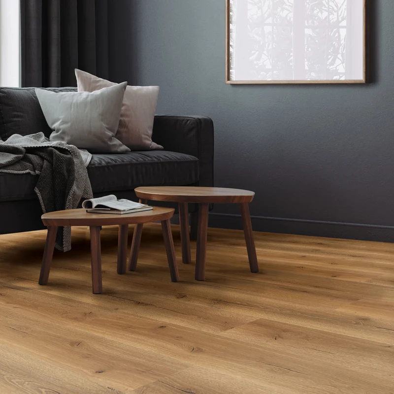 ML-DESIGN | Vinylboden Klick 28 Stück Klicksystem mit Belastungsklasse 34, 122 x 18 cm x 4,2 mm 6,16m² PVC Eiche Rustikal Holzoptik Bodenbelag