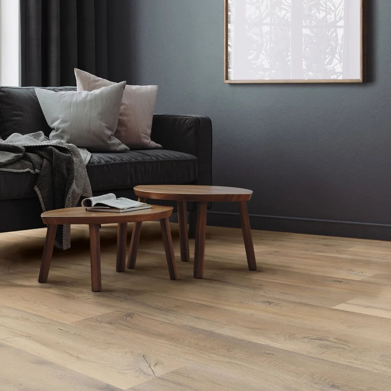 ML-DESIGN | Vinylboden Klick 14 Stück Klicksystem mit Belastungsklasse 34, 122 x 18 cm x 4,2 mm 3,08m² PVC Eiche Rustikal Hell Holzoptik Bodenbelag