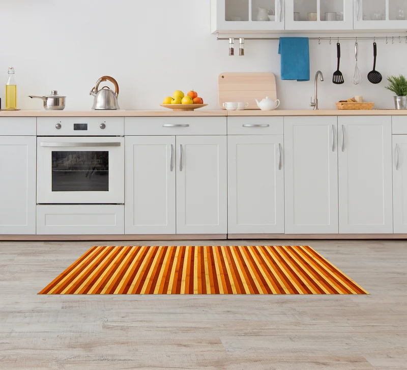 Tappeto passatoia made in Italy in Vero Bamboo Naturale 7 misure 7 colori