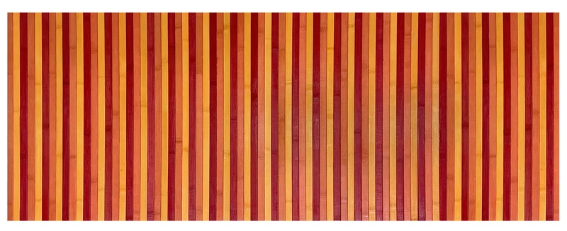 Tappeto passatoia made in Italy in Vero Bamboo Naturale 7 misure 7 colori