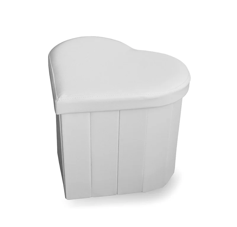 Pouf Contenitore a forma di cuore ecopelle Il Gruppone