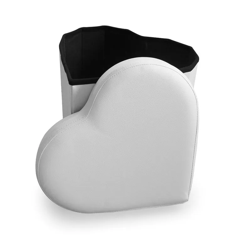 Pouf Contenitore a forma di cuore ecopelle Il Gruppone