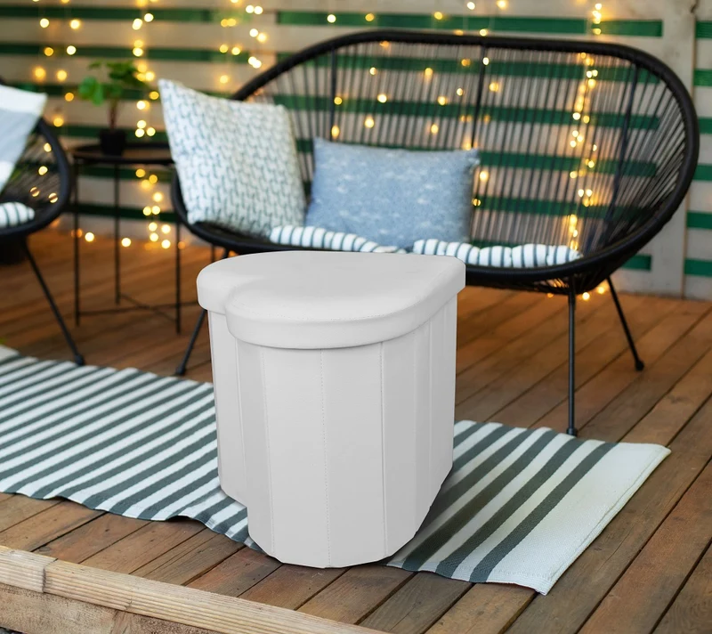 Pouf Contenitore a forma di cuore ecopelle Il Gruppone