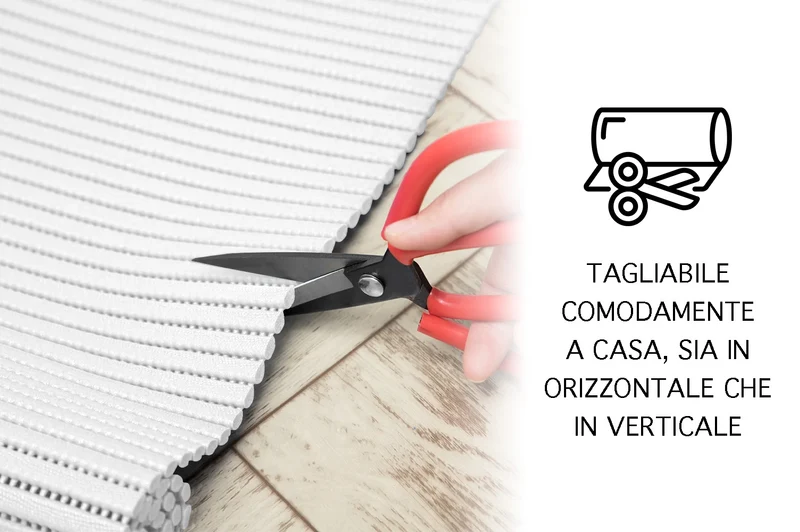 Passatoia Cucina Tappeto Multiuso H 65 Cm In Gomma Forata Morbido Antiscivolo