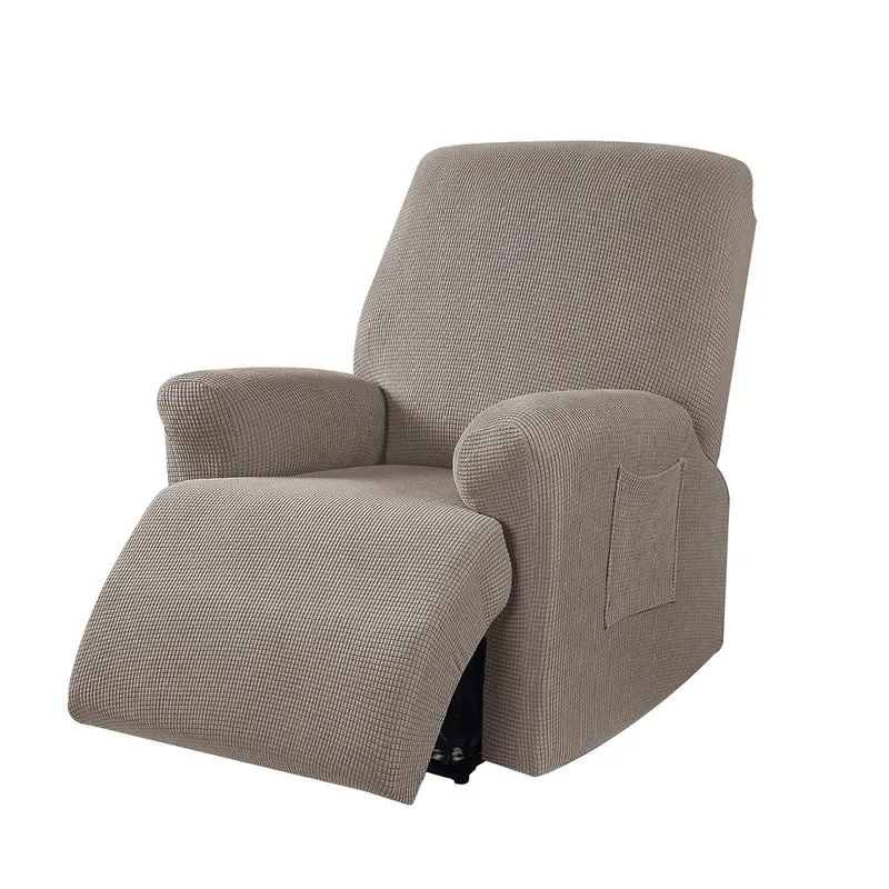 Copripoltrona Jacquard Elasticizzato per Poltrona Reclinabile Relax con Tasche Il Gruppone