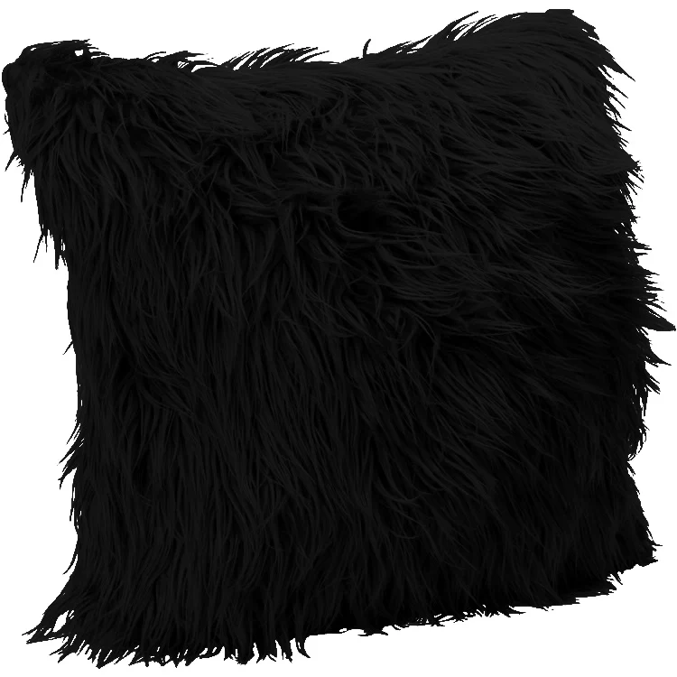 Cuscino Decorativo Pelliccia Sintetica Morbida con Imbottitura 45x45 cm con Zip Il Gruppone