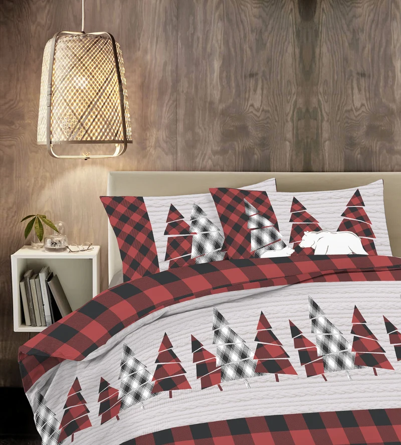 Parure Copripiumino in Cotone con Stampe Moderne Made in Italy Il Gruppone