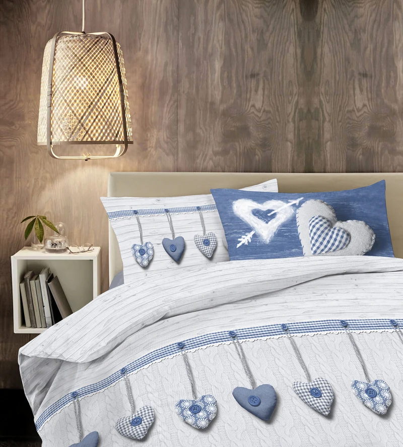 Parure Copripiumino in Cotone con Stampe Moderne Made in Italy Il Gruppone