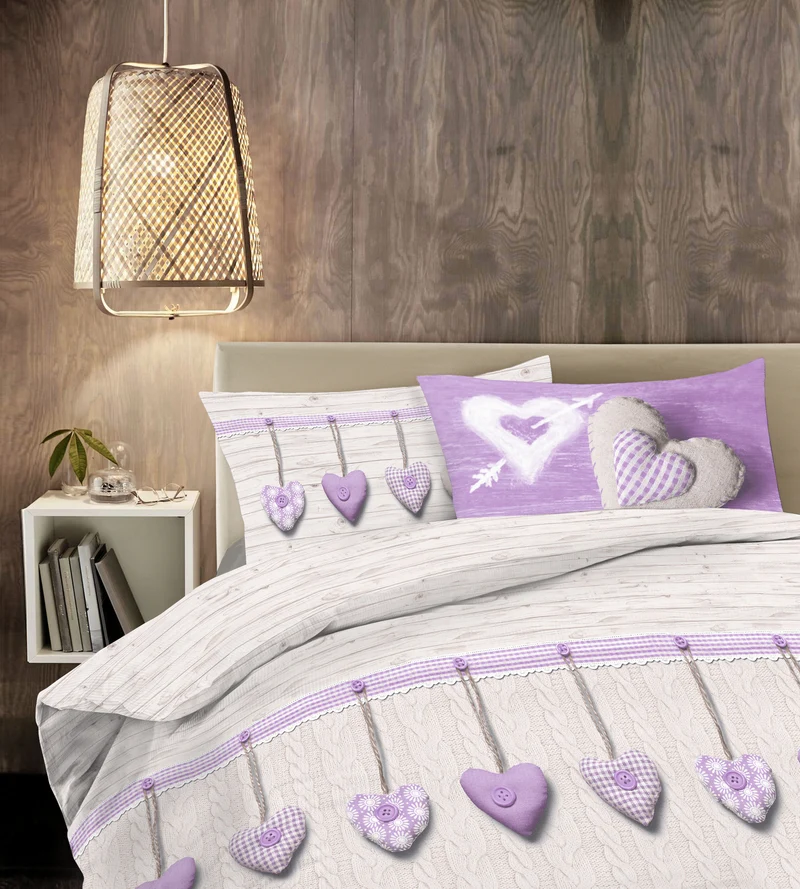 Parure Copripiumino in Cotone con Stampe Moderne Made in Italy Il Gruppone