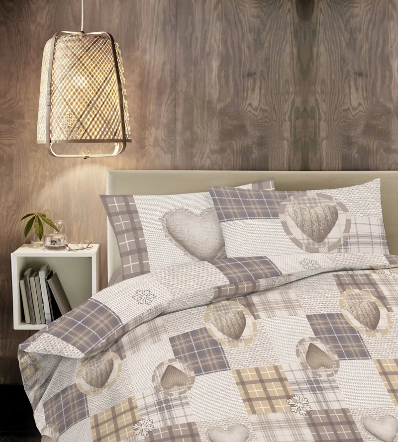 Parure Copripiumino in Cotone con Stampe Moderne Made in Italy Il Gruppone