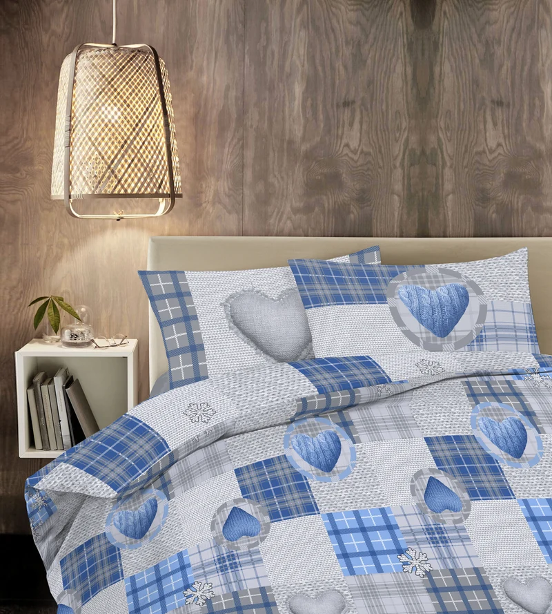 Parure Copripiumino in Cotone con Stampe Moderne Made in Italy Il Gruppone