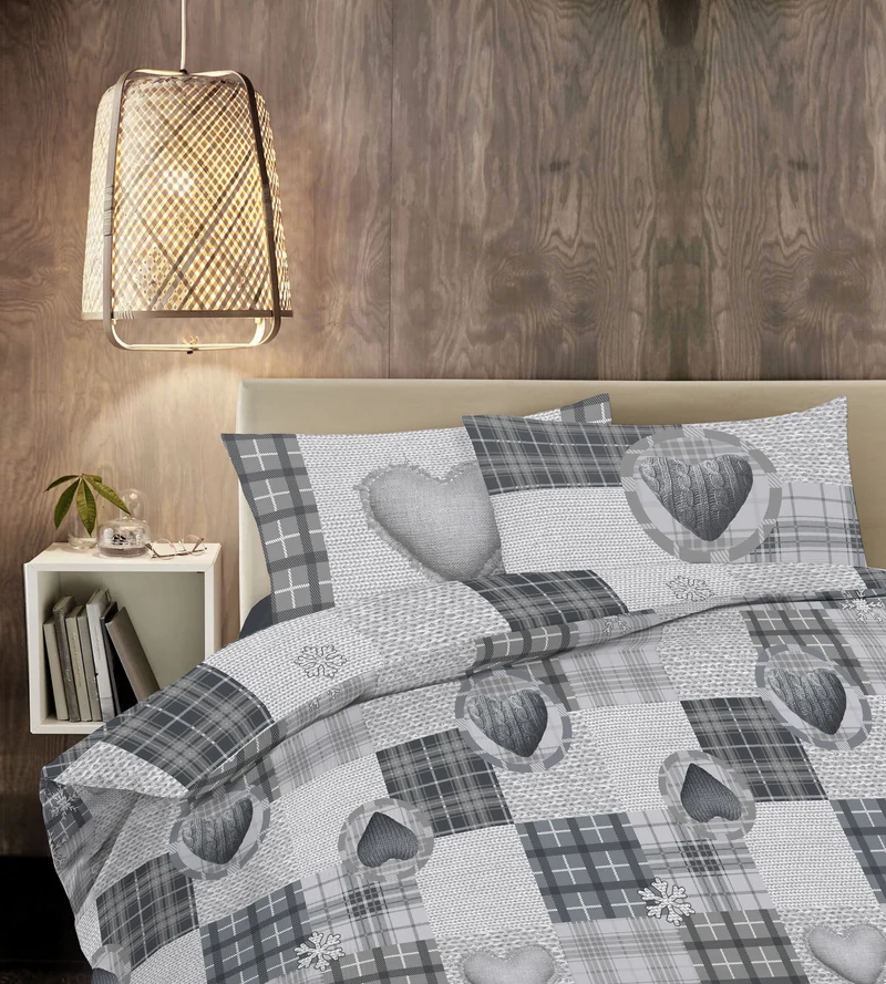 Parure Copripiumino in Cotone con Stampe Moderne Made in Italy Il Gruppone