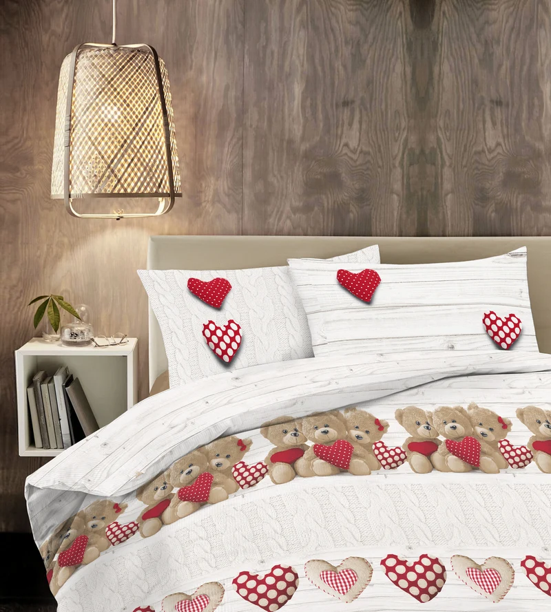 Parure Copripiumino in Cotone con Stampe Moderne Made in Italy Il Gruppone